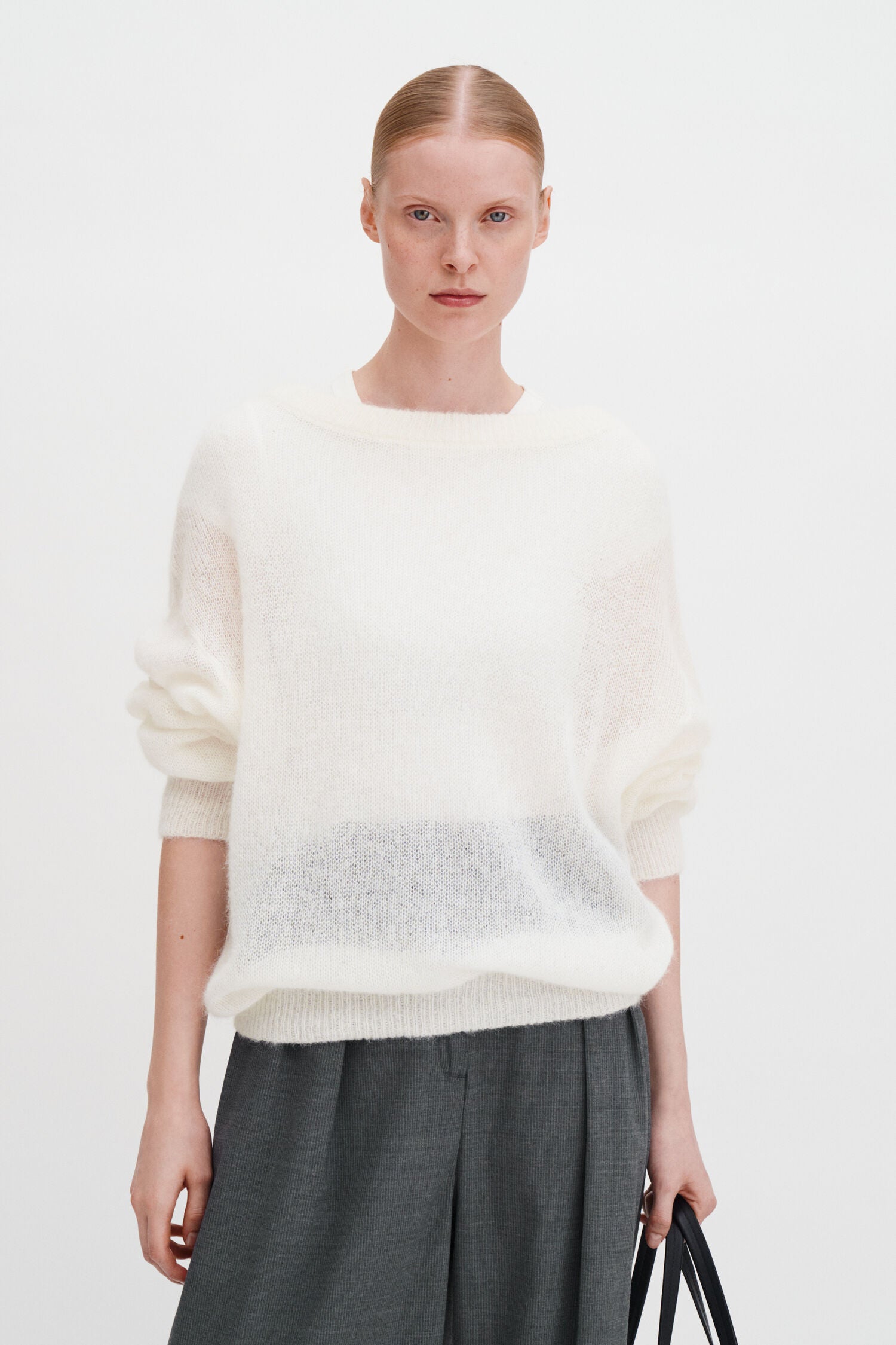 Filippa K, Boatneck Alpaca, Off-White, Sweater