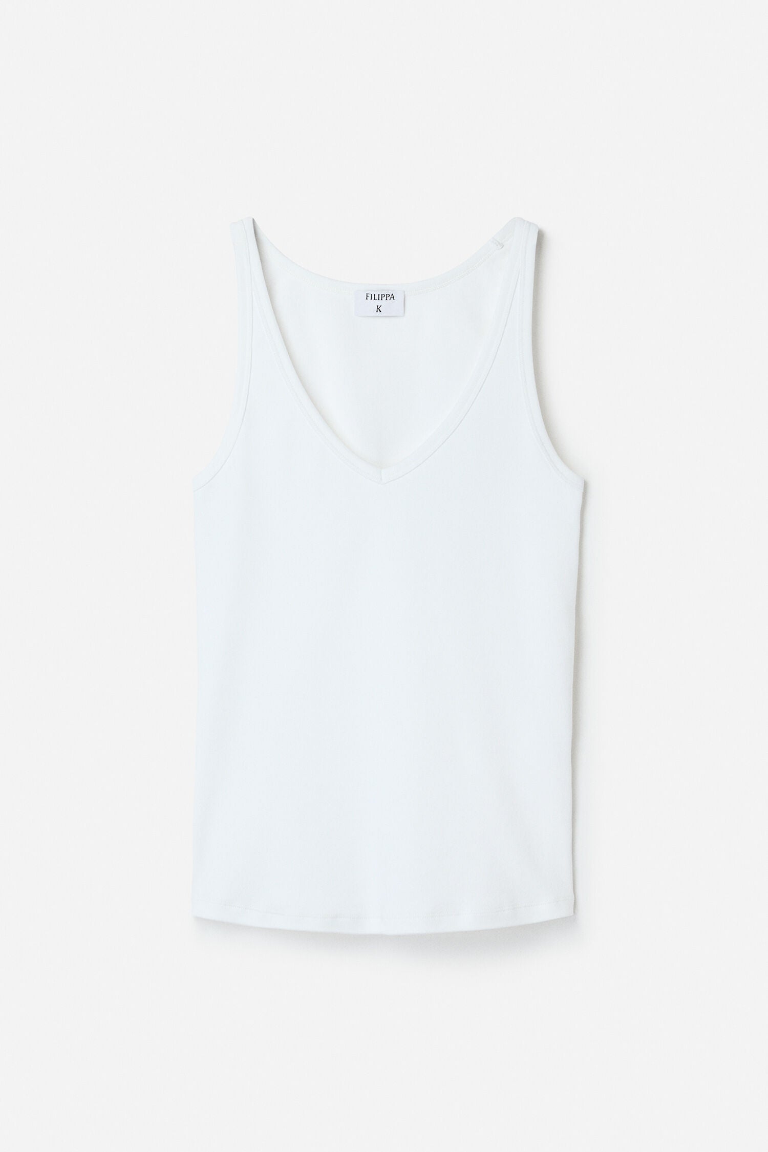 Filippa K, V-Neck, Weiß, Tanktop
