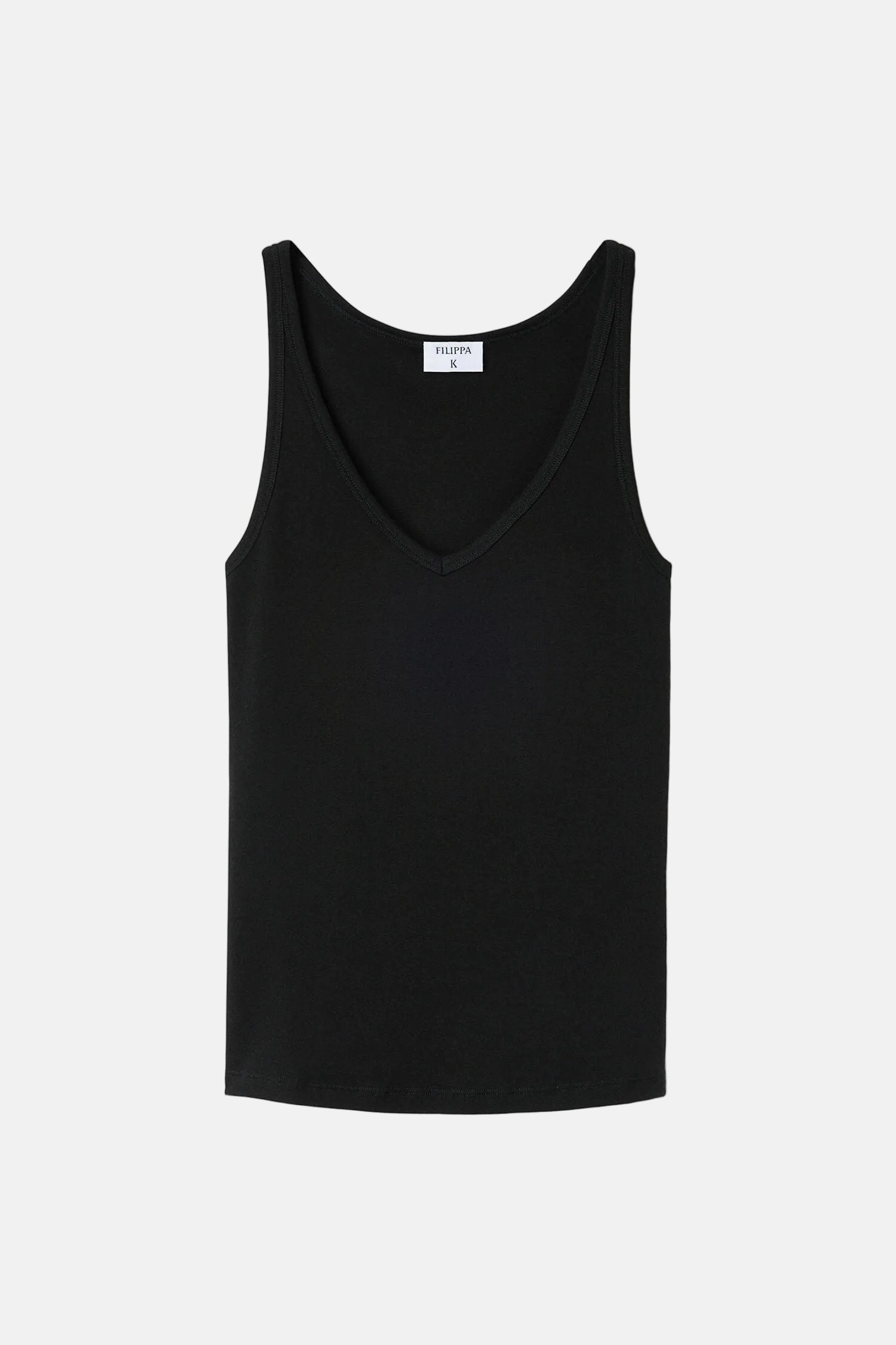 Filippa K, V-Neck, Black, Tanktop