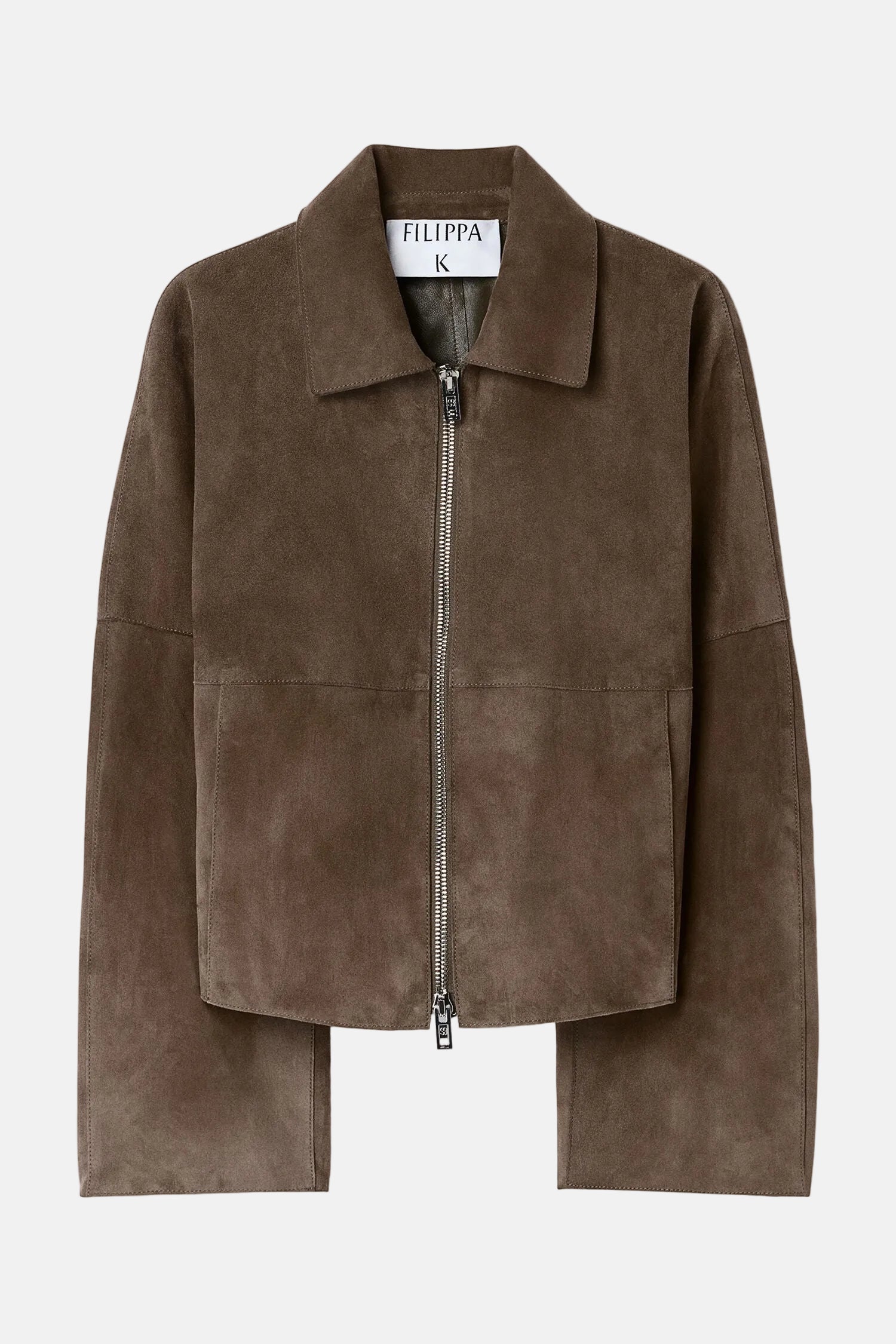 Filippa K, Suede, Olive Green, Coach Jacke