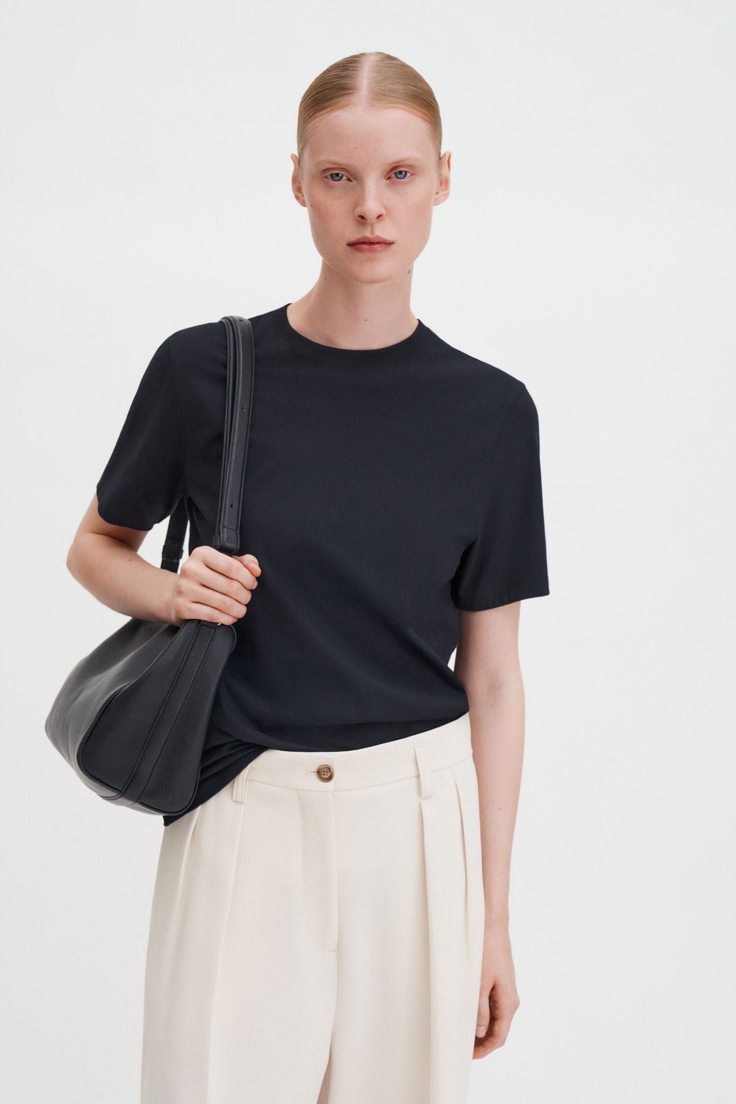 Filippa K, Filippa Tee, Schwarz, Shirt
