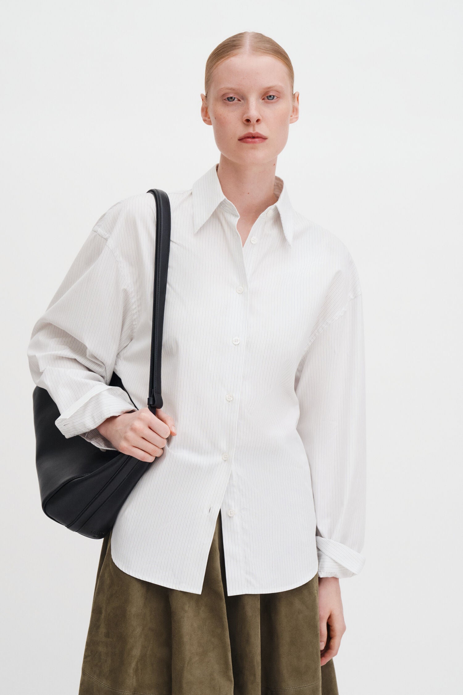 Filippa K, Hourglass, White, Pinstripe Hemd