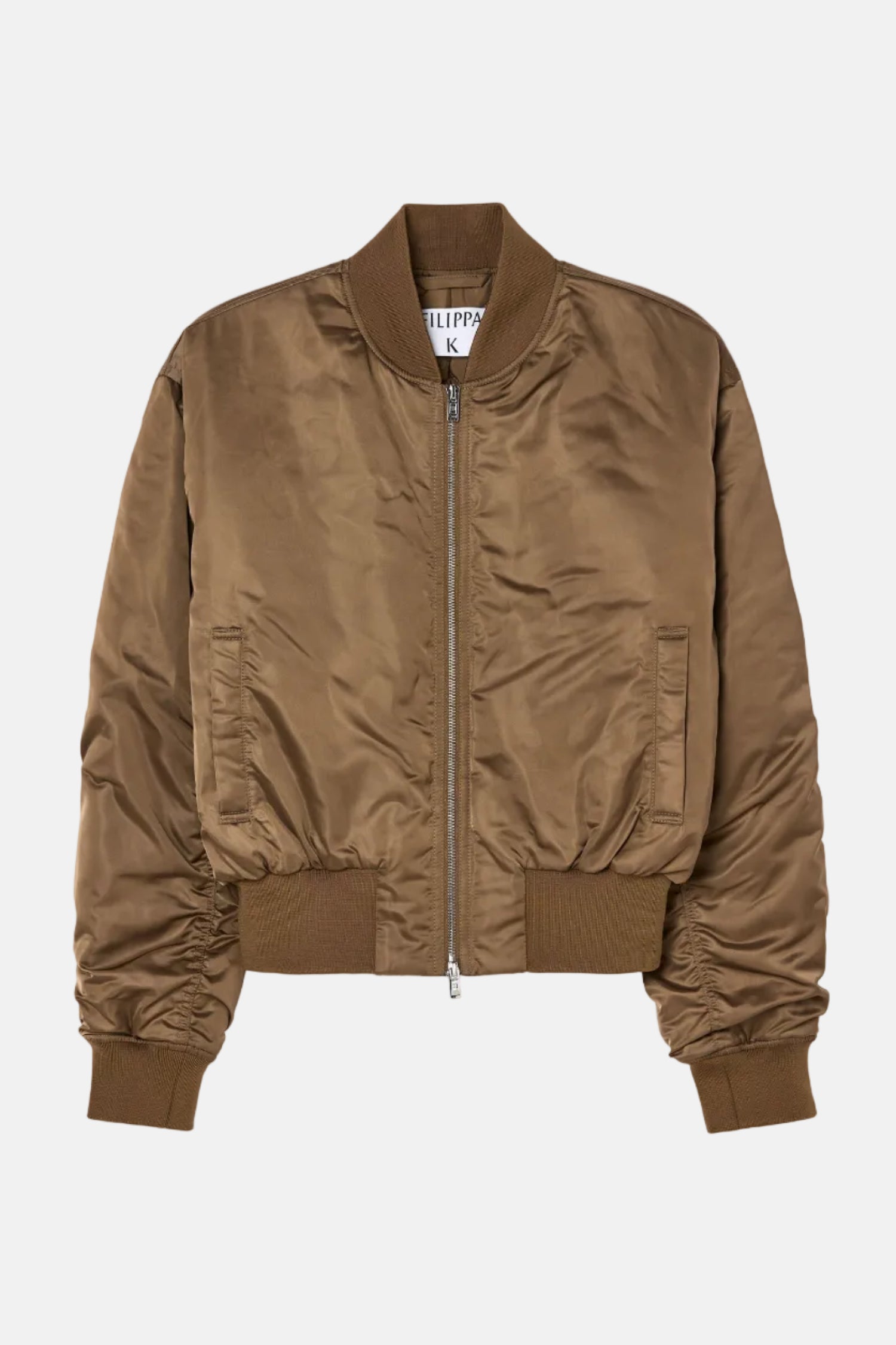 Filippa K Nylon Zip Jacket, Nougat, Jacke