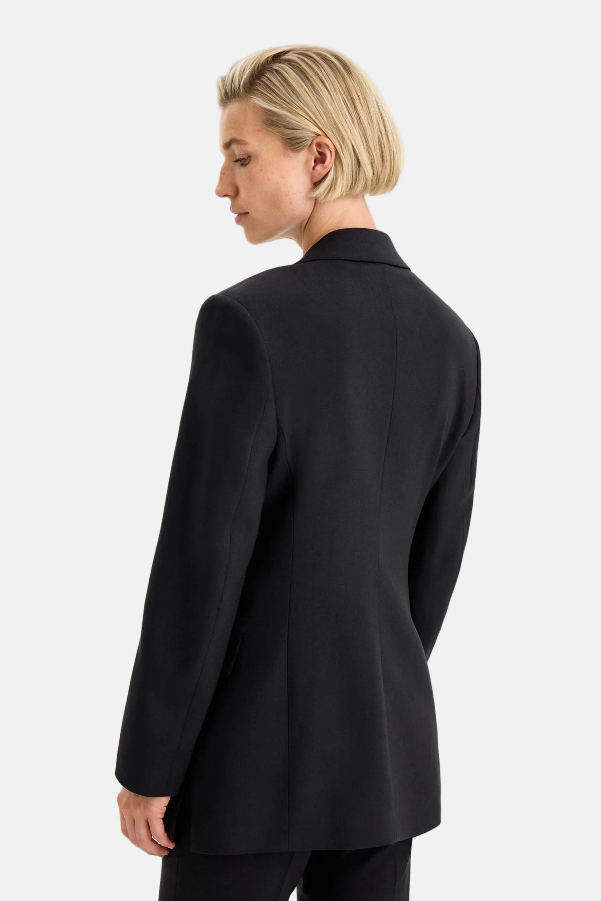 Filippa K Slit Cool Wool, Noir, Blazer