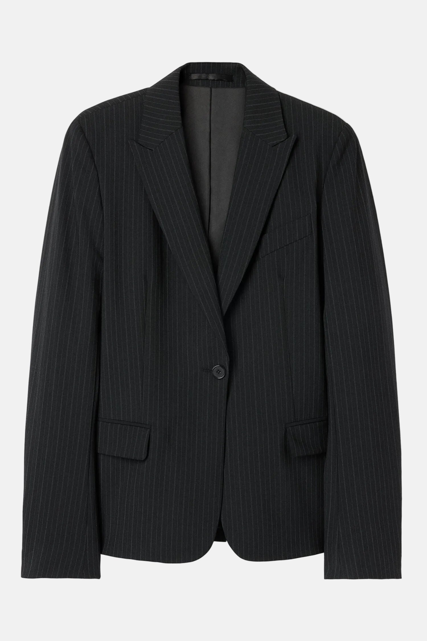Filippa K, Sasha, Schwarz, Pinstripe Blazer