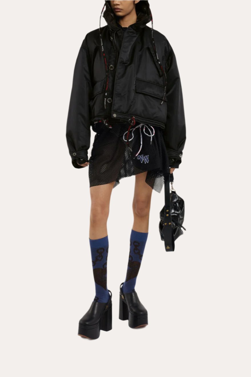 Short Ski, Black/Navy, Parka