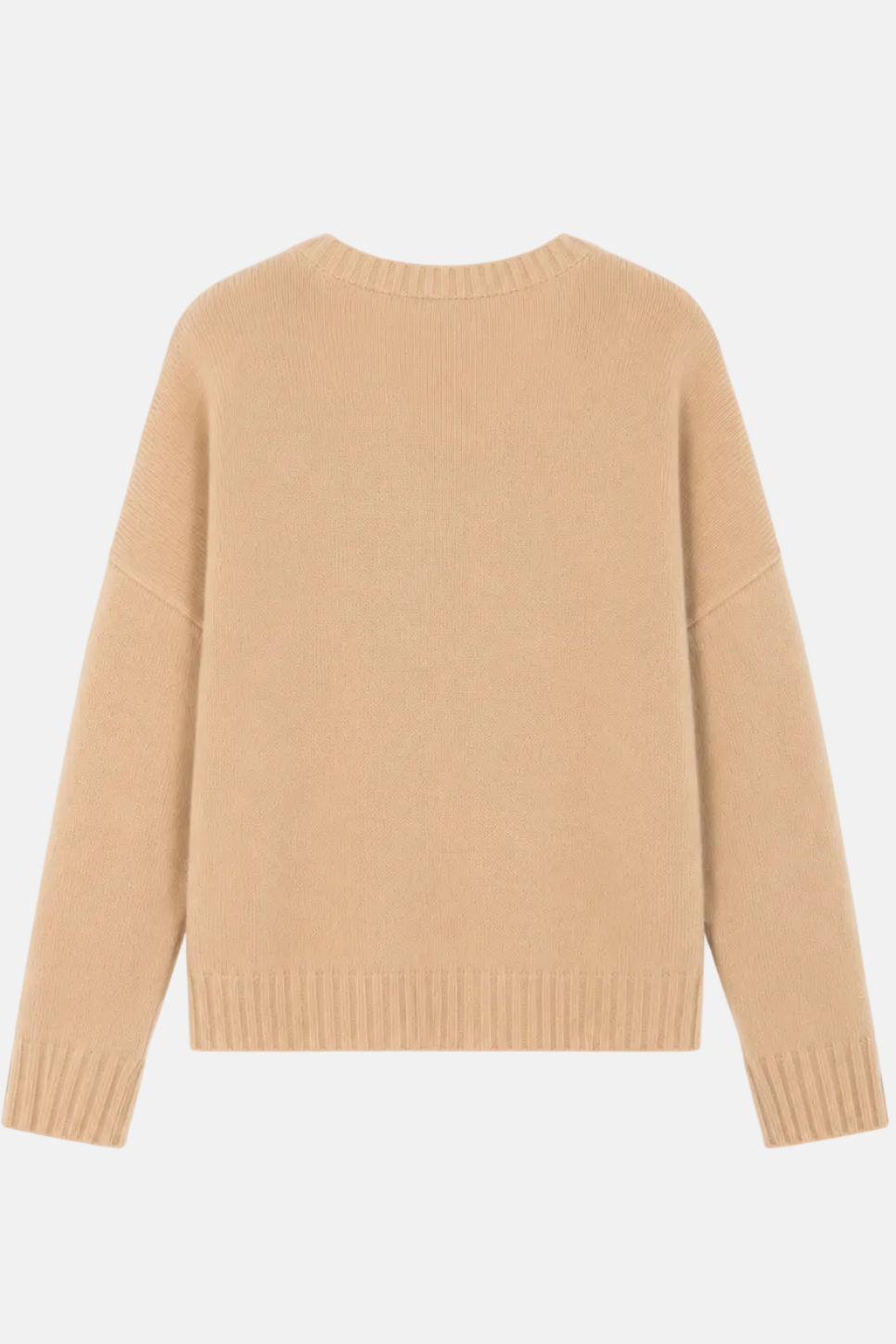 KUJTEN Amelie Symbol Latte Pullover in Beige – Ansicht 2