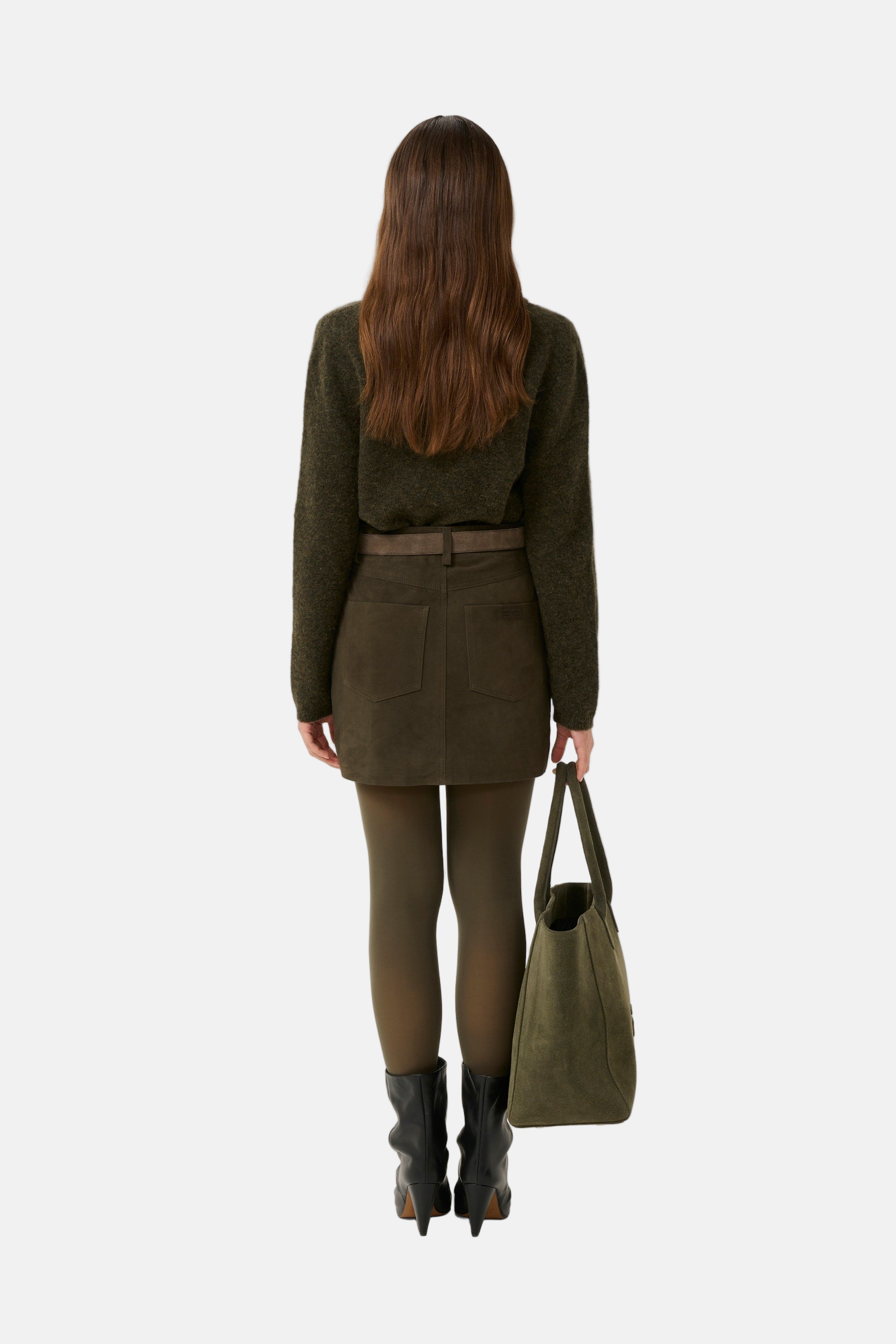 Gestuz Alpha, Olive Mélange, Polo Pullover