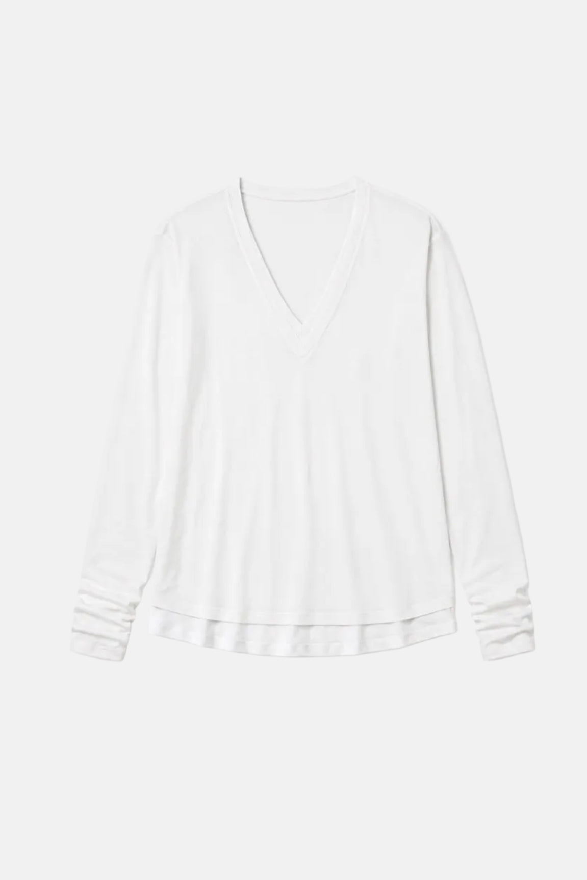 Thom/Krom W TS 649 Worked T-Shirt in Off White