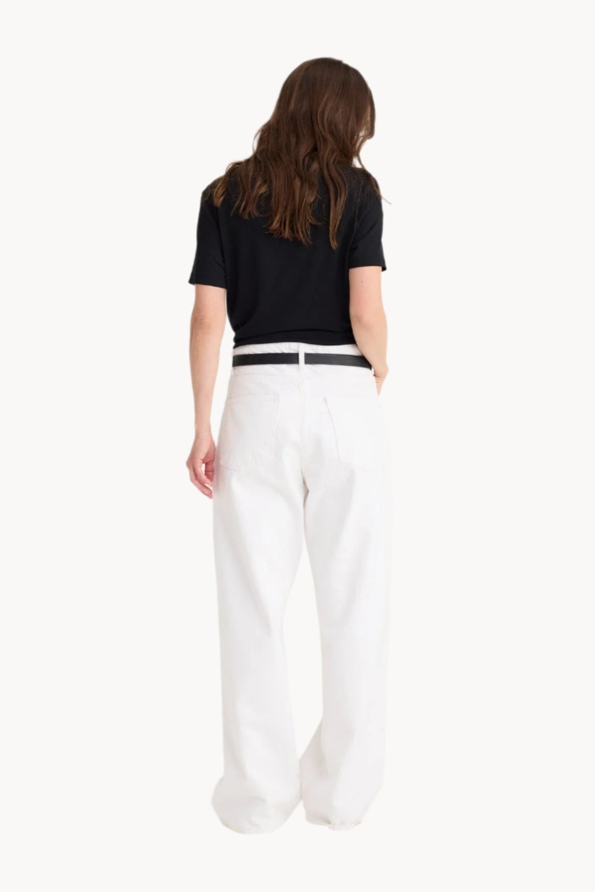 Róhe Soft wool jersey, Black, T-Shirt
