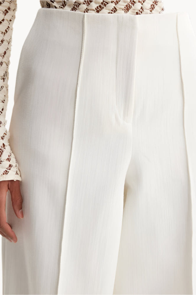 Róhe Barrel Leg, Off-White, Hose