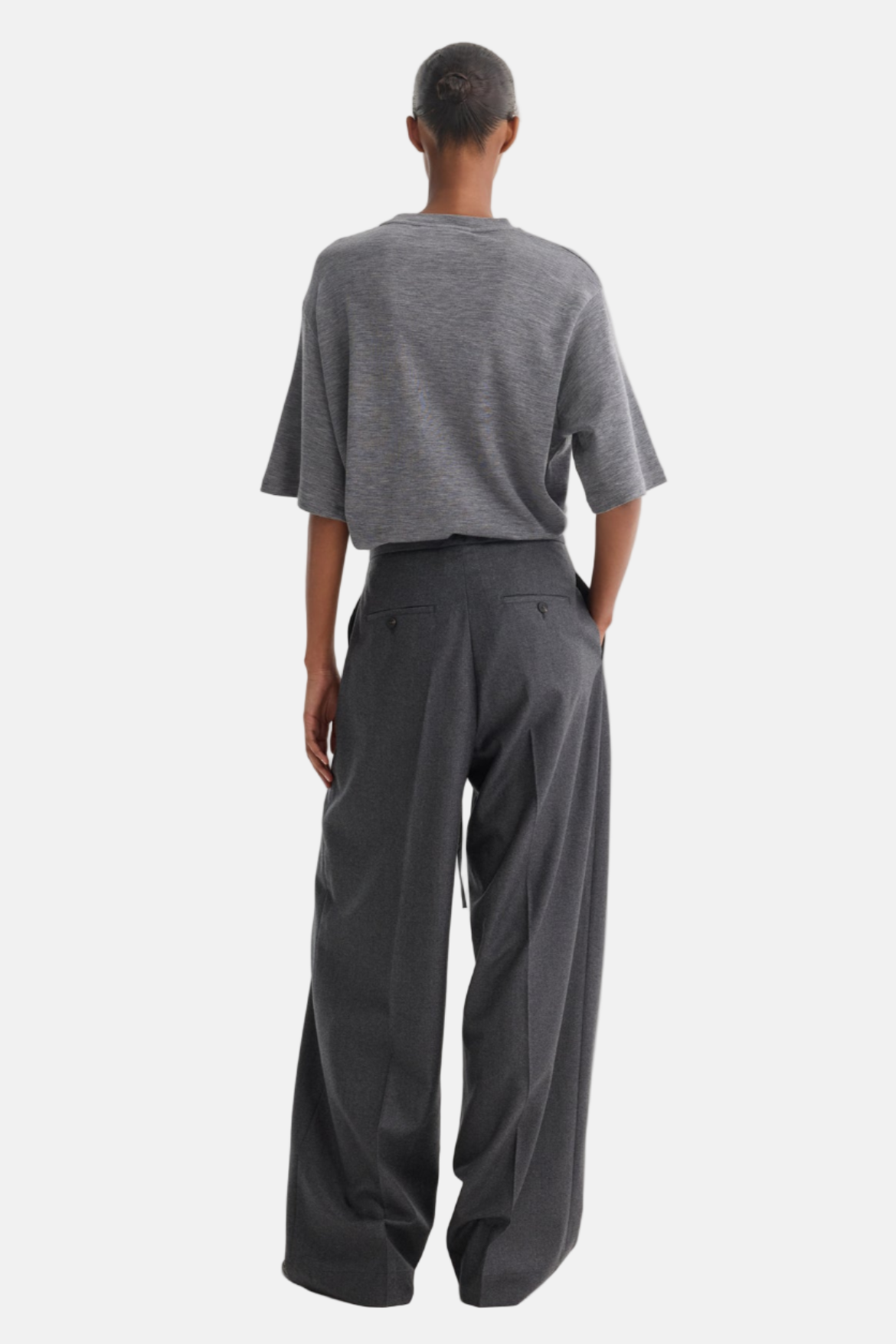 Róhe, Dark Grey Melange, Wollhose