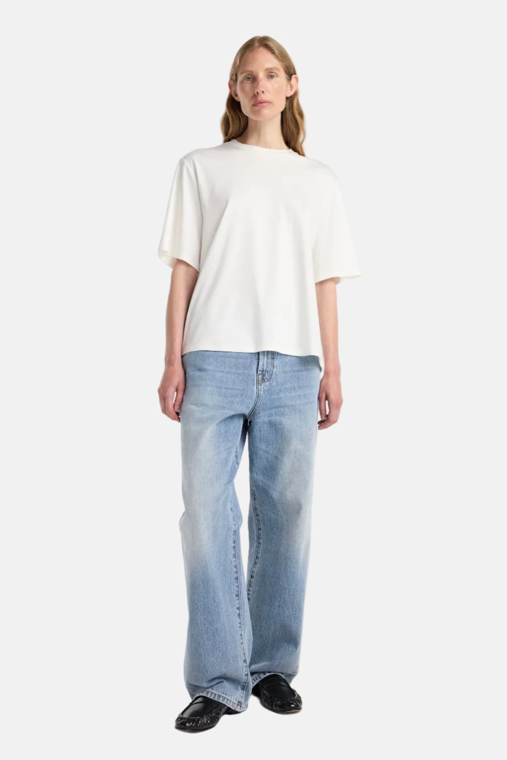 Róhe Oversized Cotton Silk, Off White, Shirt