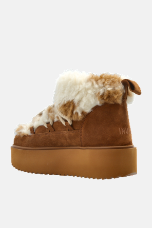 INUIKII Teddy Platform, Ecru, Schuhe