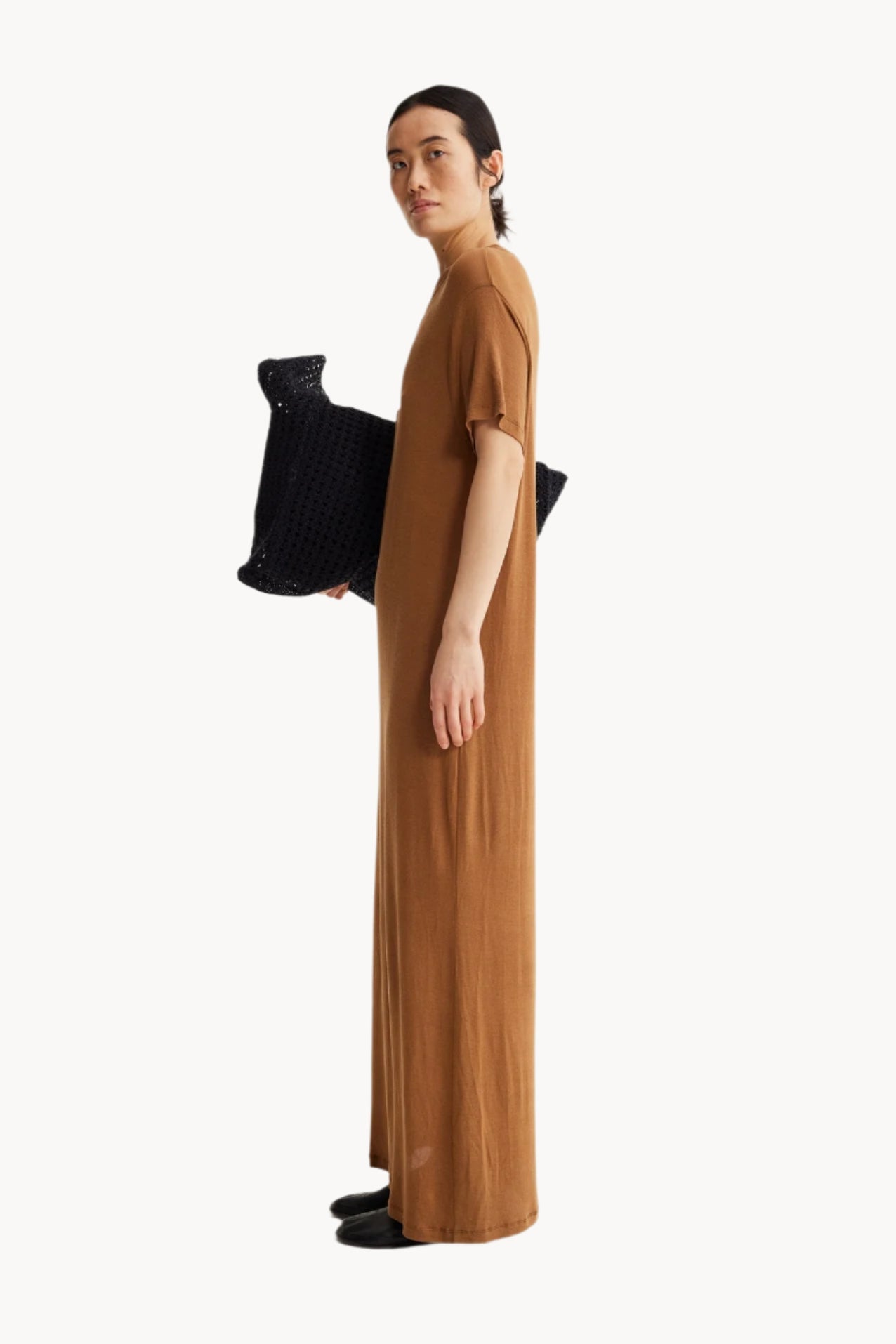 Róhe Fluid T-Shirt, Rust, Kleid