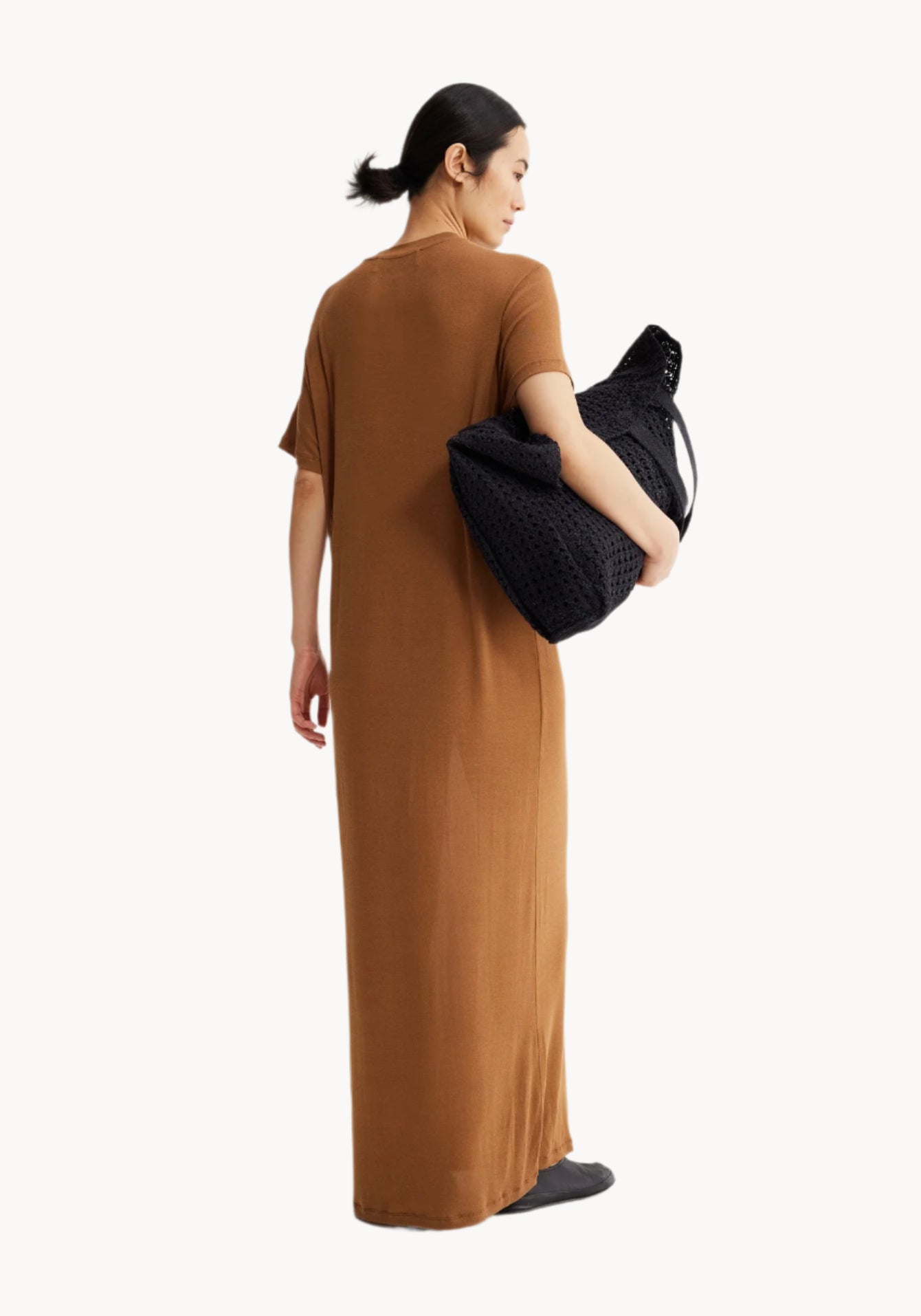 Róhe Fluid T-Shirt, Rust, Kleid