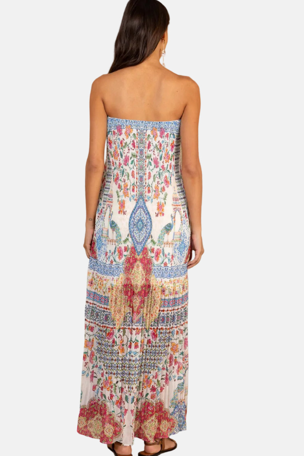 Hale Bob Olympia Chiffon, Ivory, Maxikleid