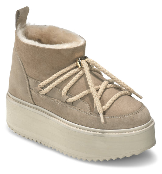 Classic Low Plattform, Beige, Sneaker