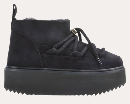 Classic Low Plattform, Black, Sneaker