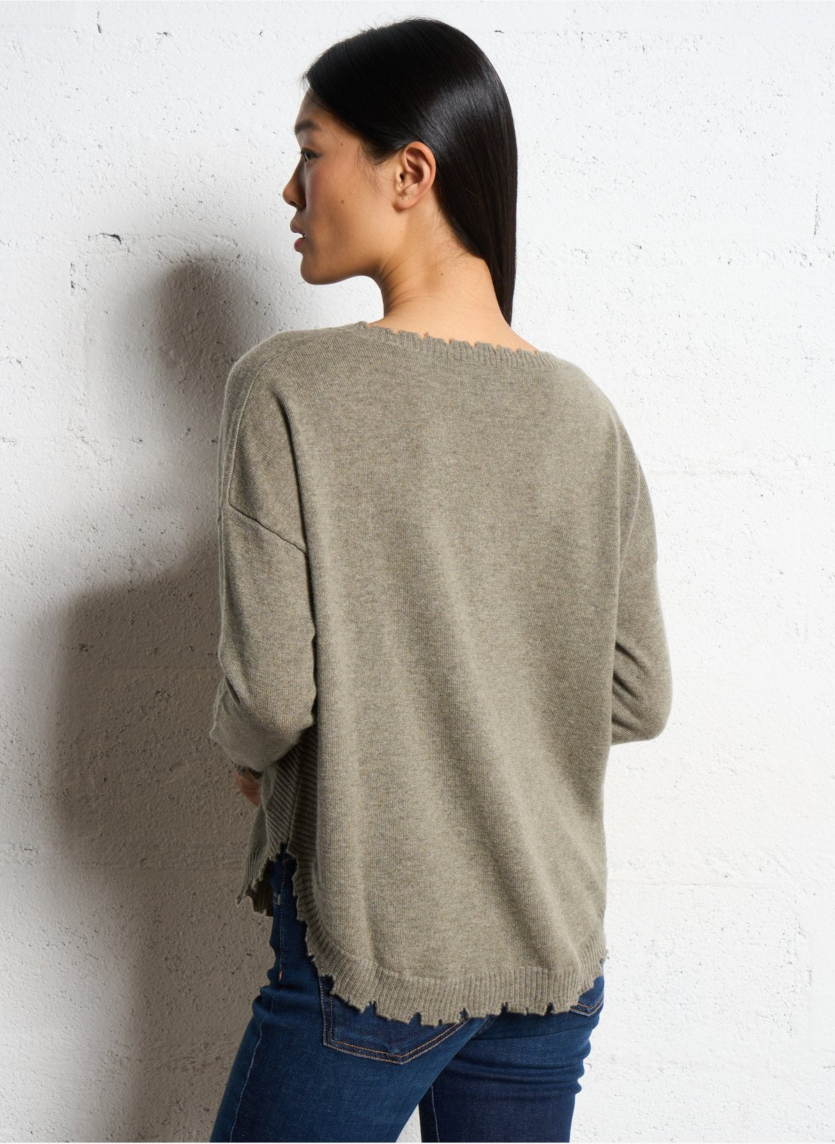 KUJTEN Mela, Kaki Chine, Pullover