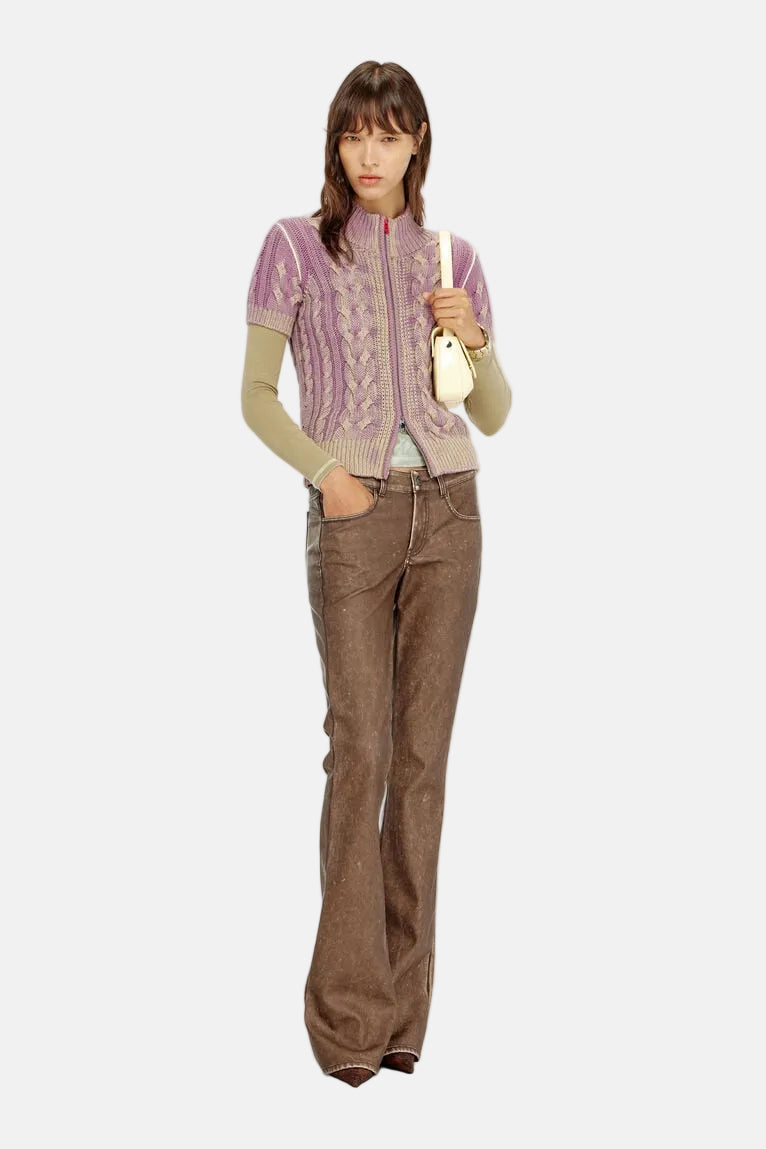 Diesel M-Elana, Beige/Violett, Shirt
