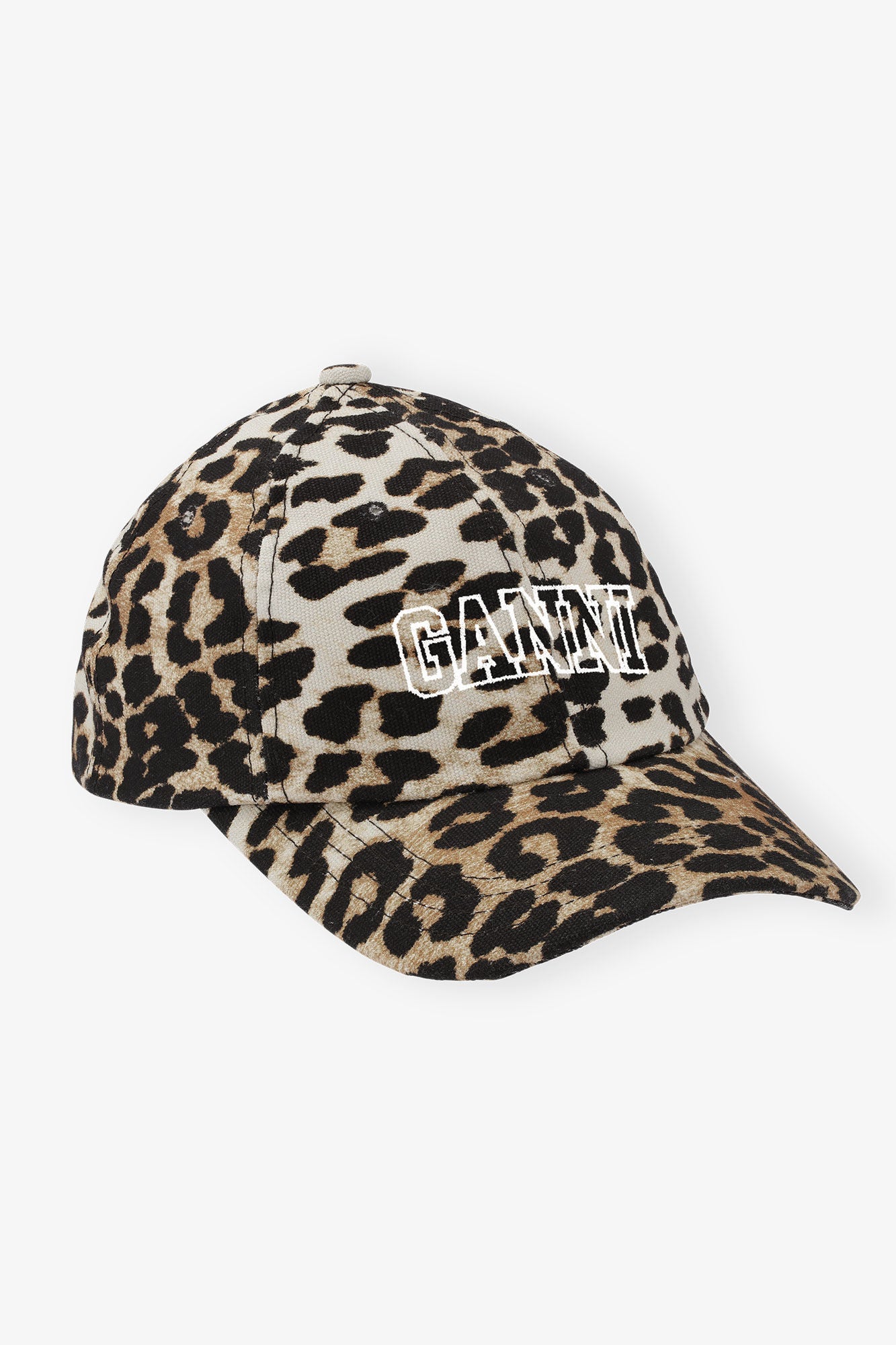 GANNI Cap, Leopard, Kappe