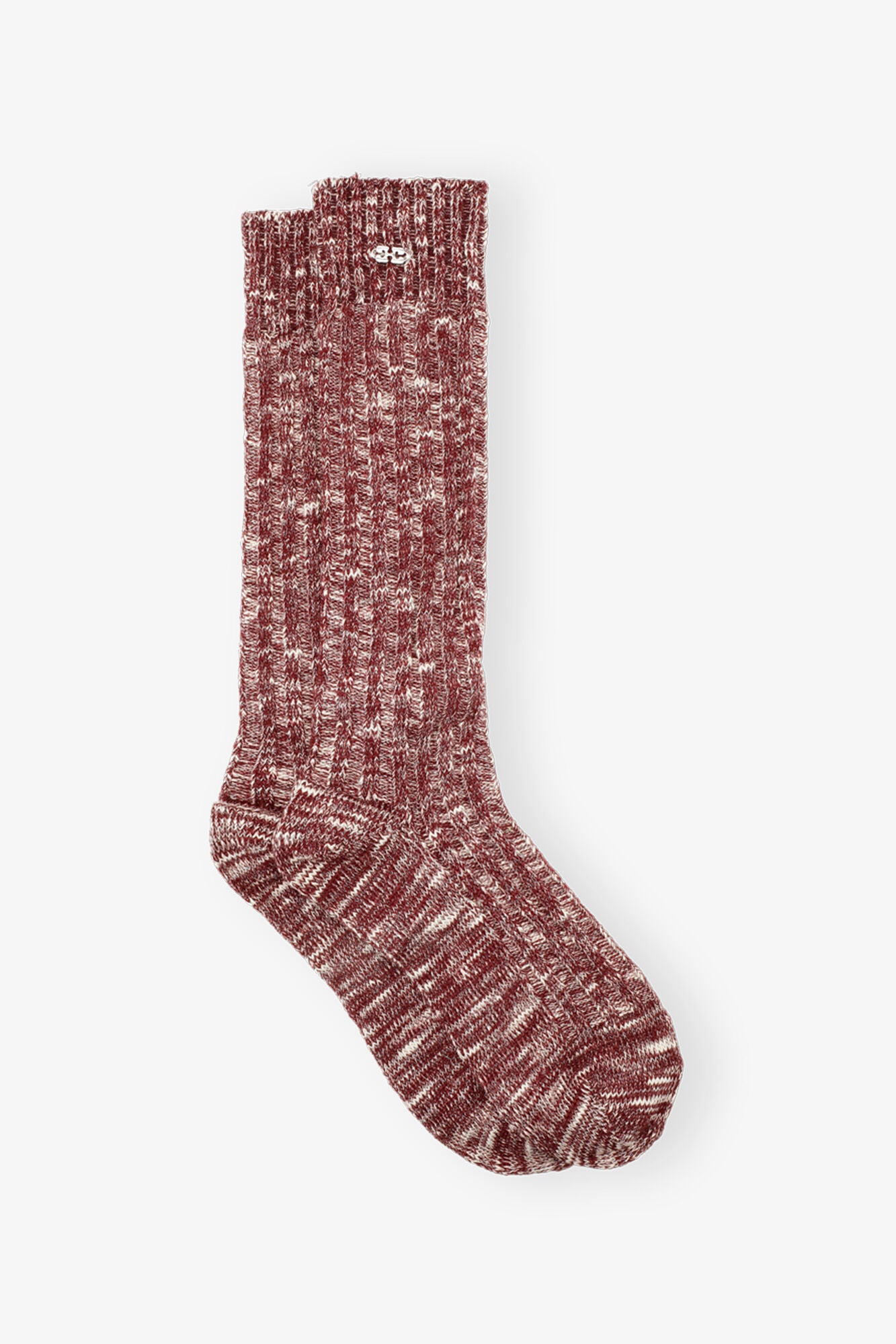 Chunky Cotton, Burgundy, Socken