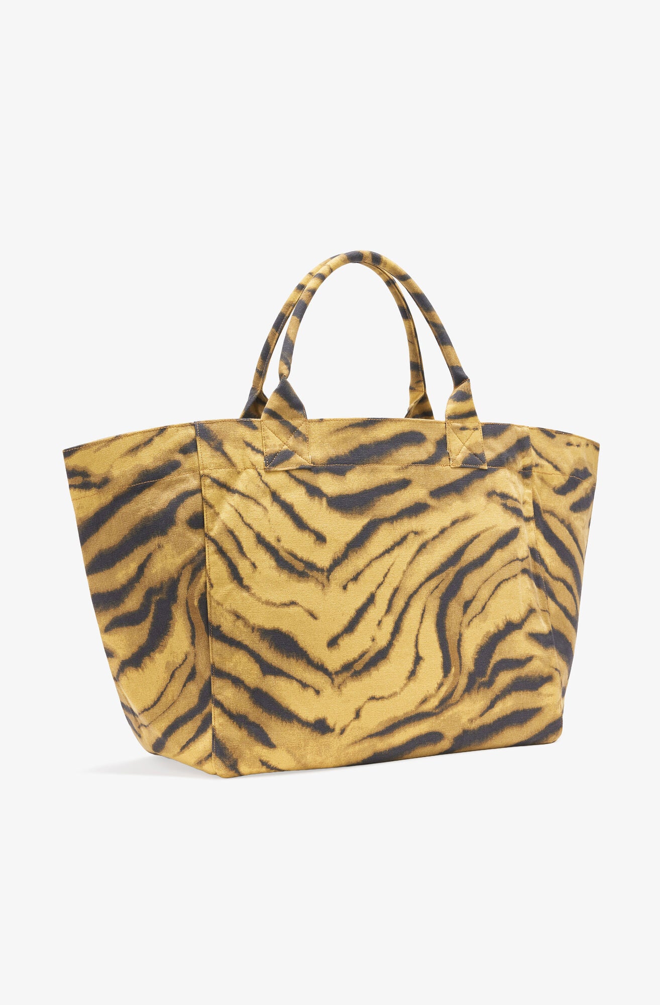 GANNI XXL Shopper, Khaki, Tasche