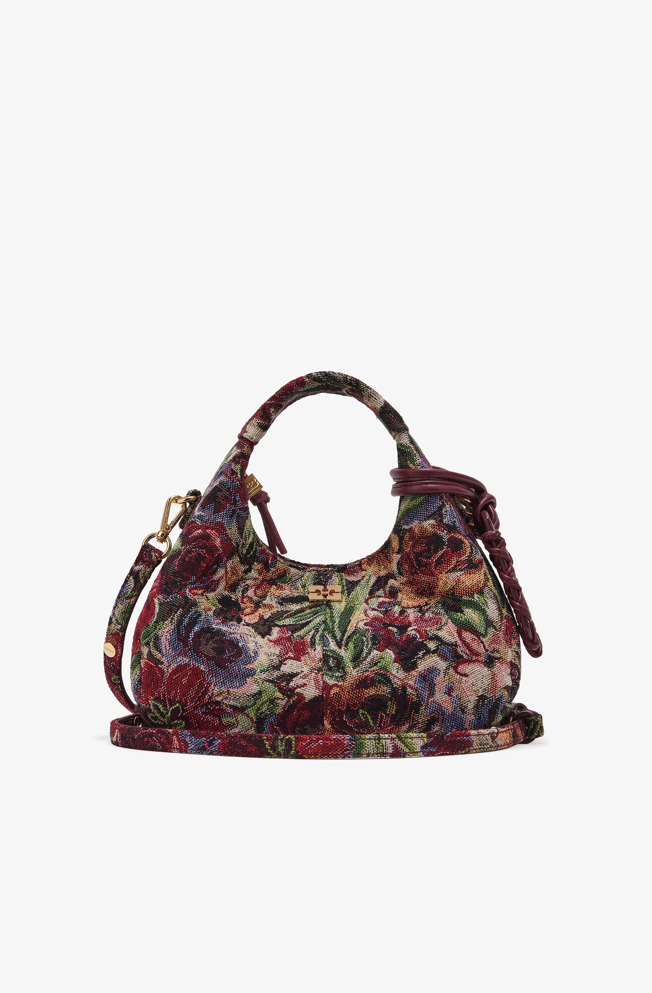 GANNI Hobo Mini, Tawny, Tasche