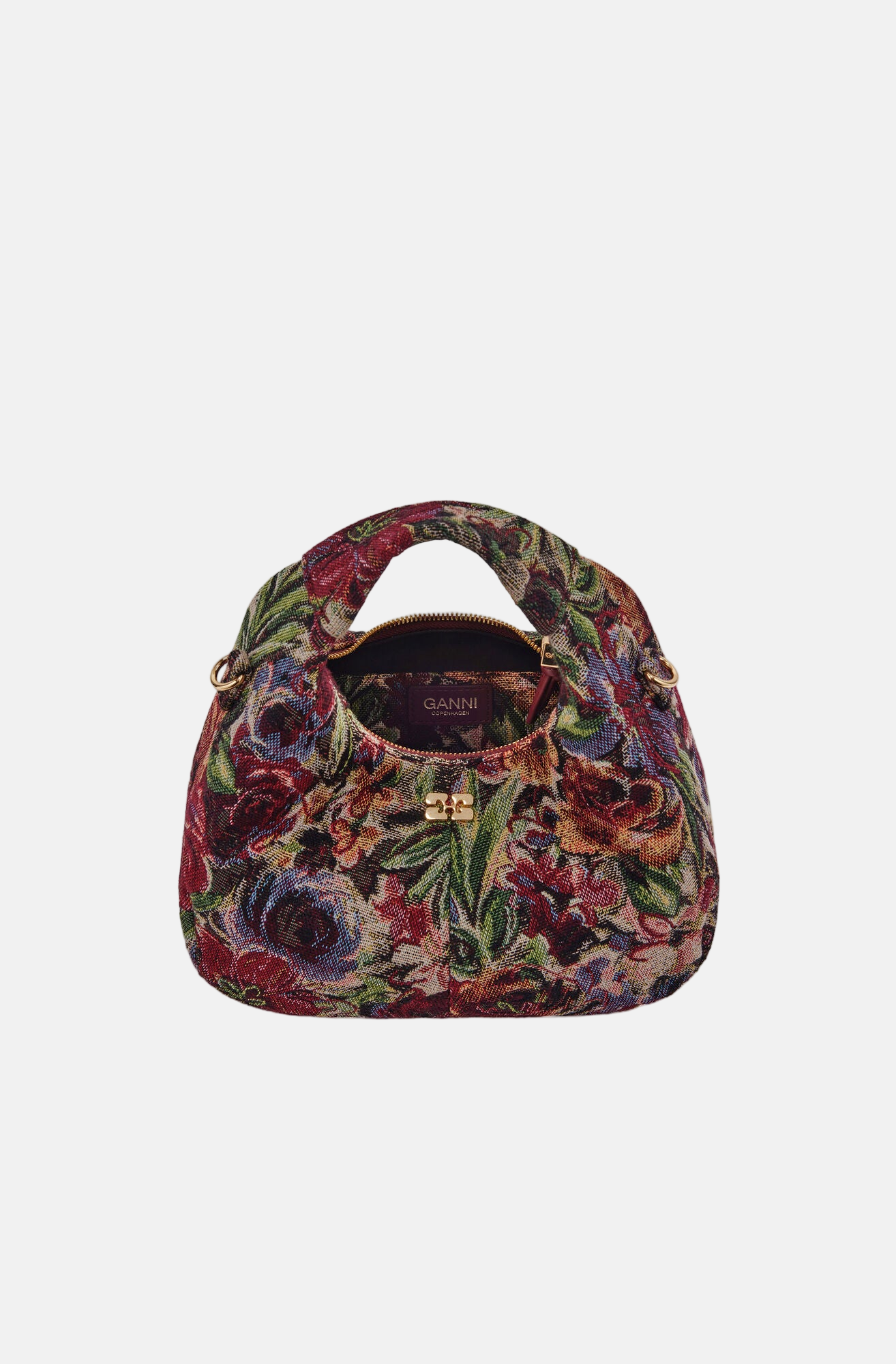 GANNI Hobo Mini, Tawny, Tasche