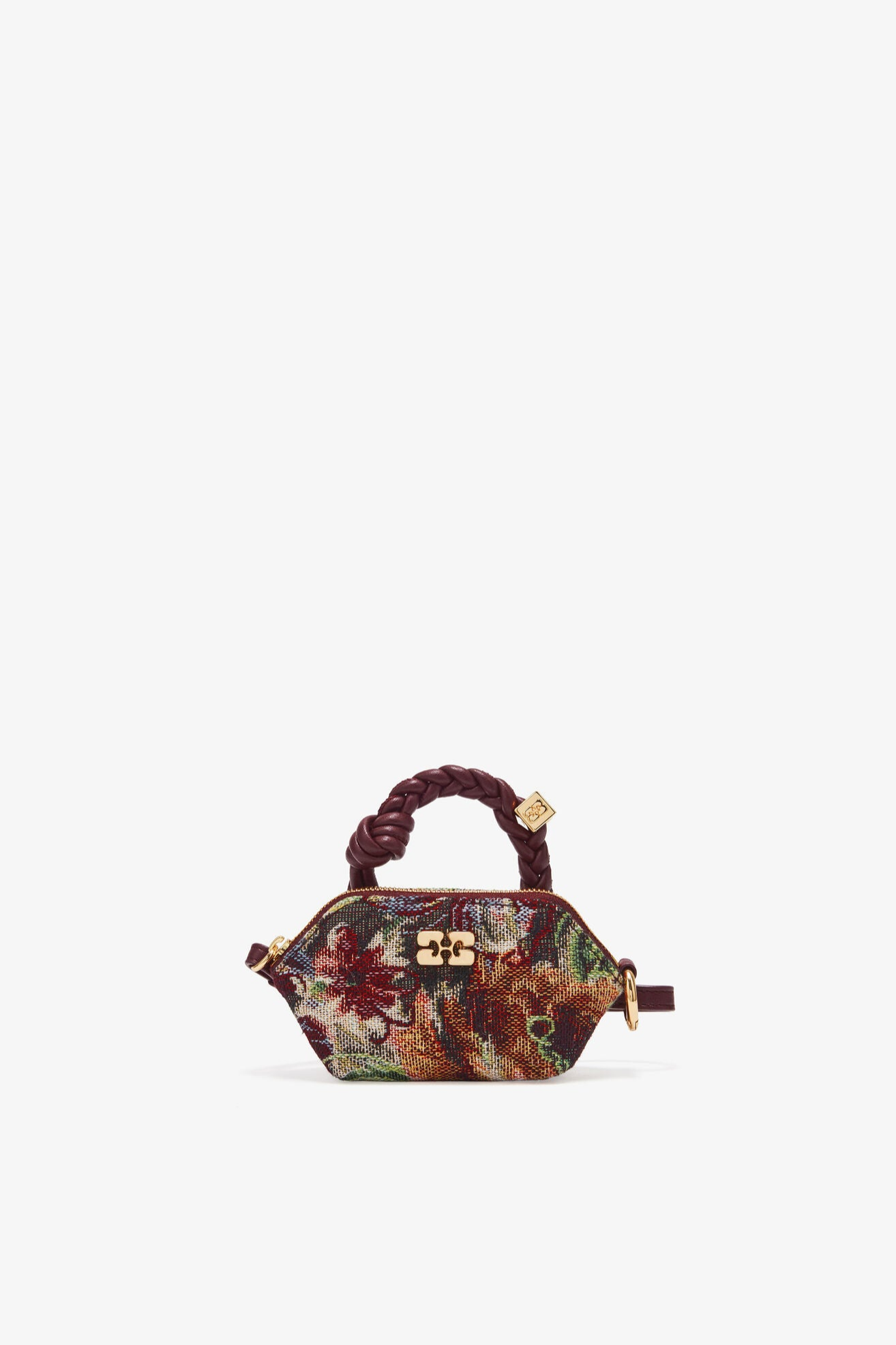 GANNI Bou Bag, Tawny Port, Tasche
