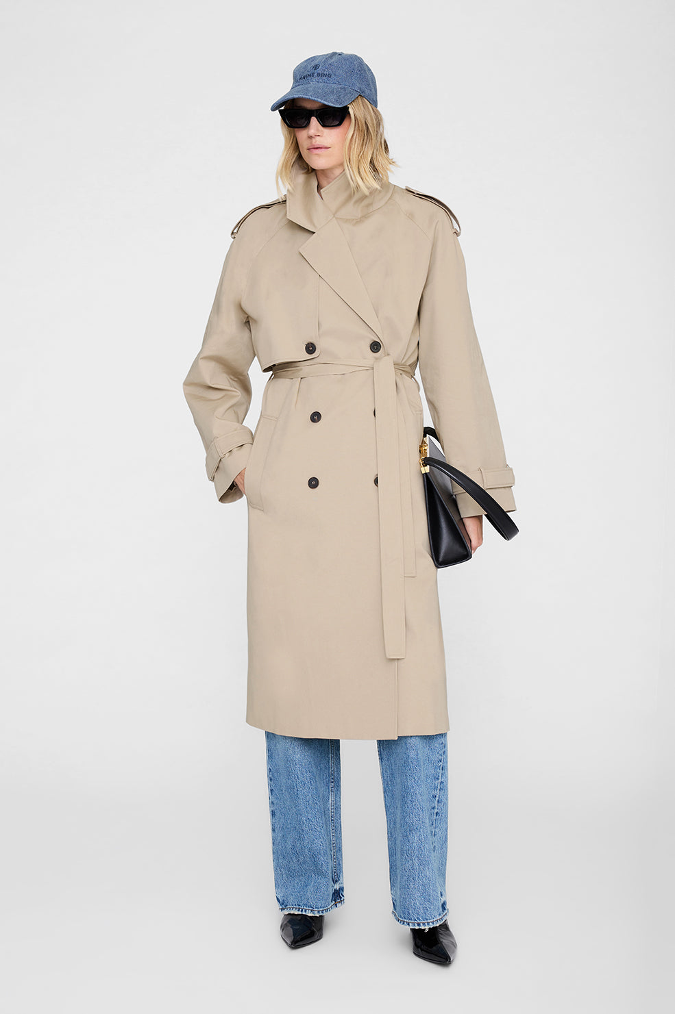 Anine Bing, Jeremy, Shadow Blue, Baseball Cap