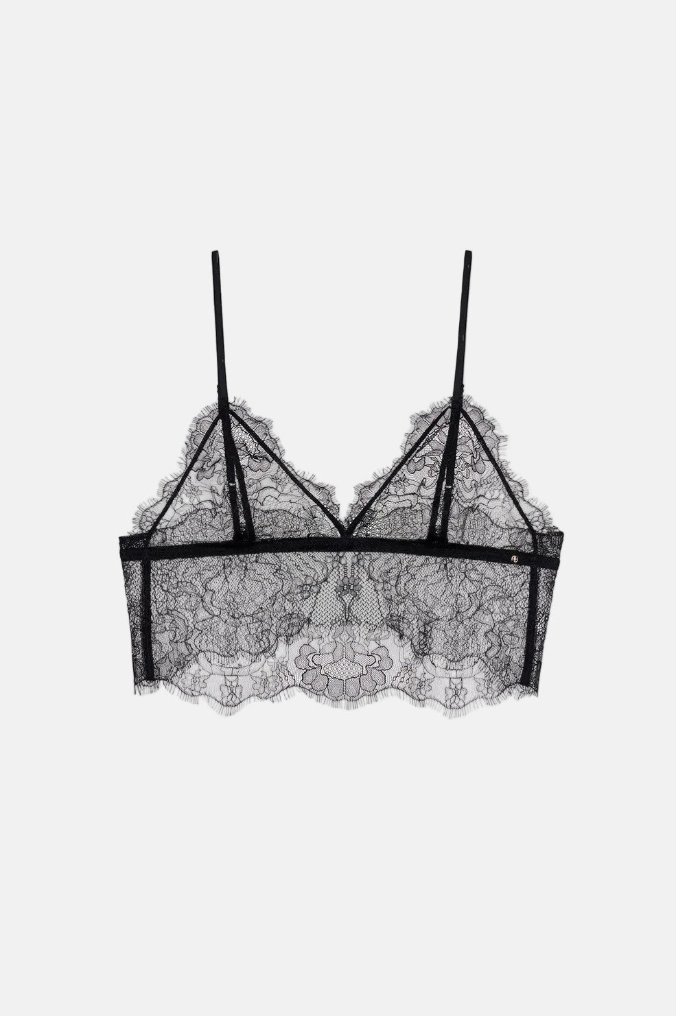 Anine Bing, Black, Lace Bralette