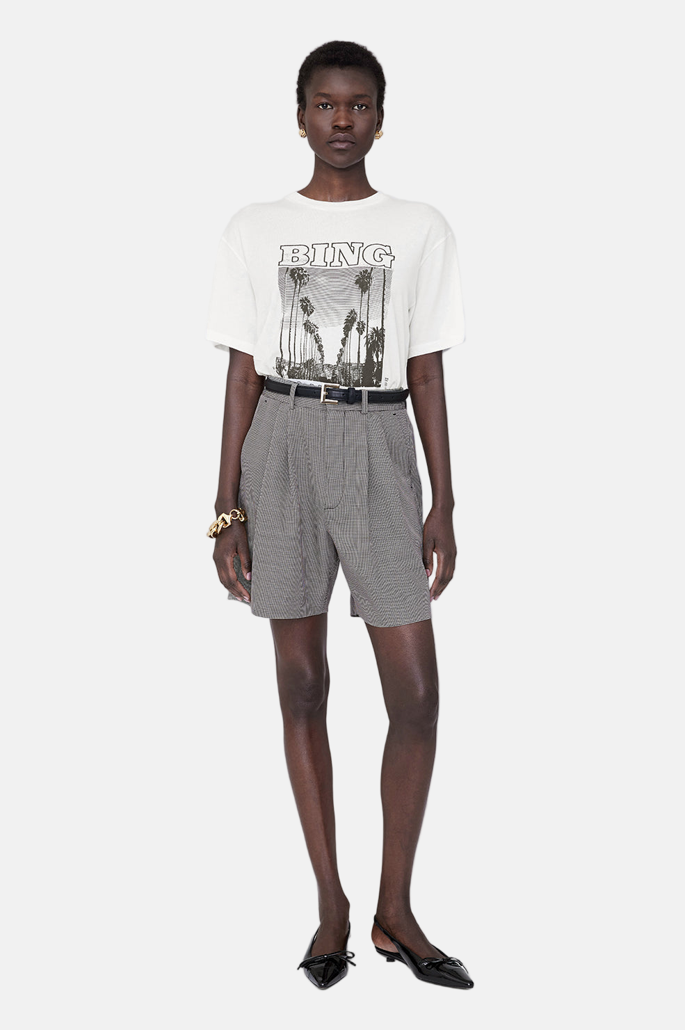 Anine Bing, Louis, Ivory, T-Shirt