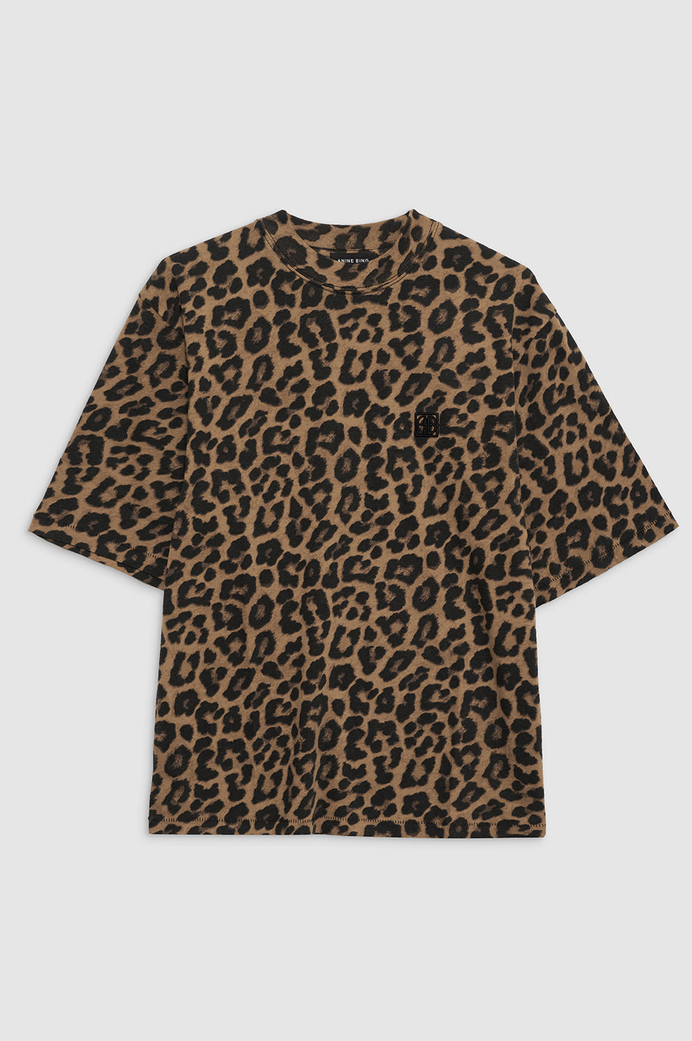 Anine Bing Avi Tee, Leopard, Shirt