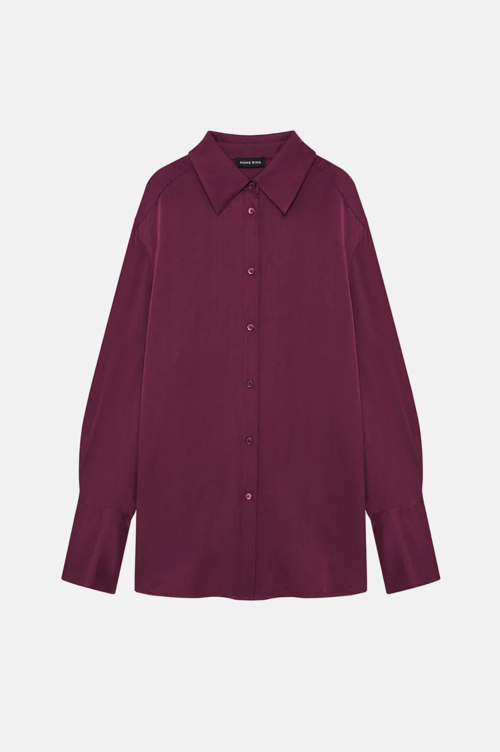Anine Bing Bridget, Burgundy, Shirt