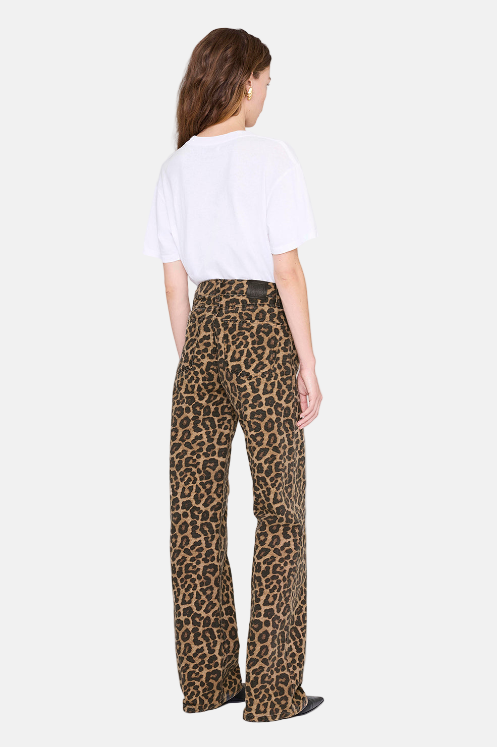 Anine Bing, Hugh, Black/Brown Leopard, Jeans