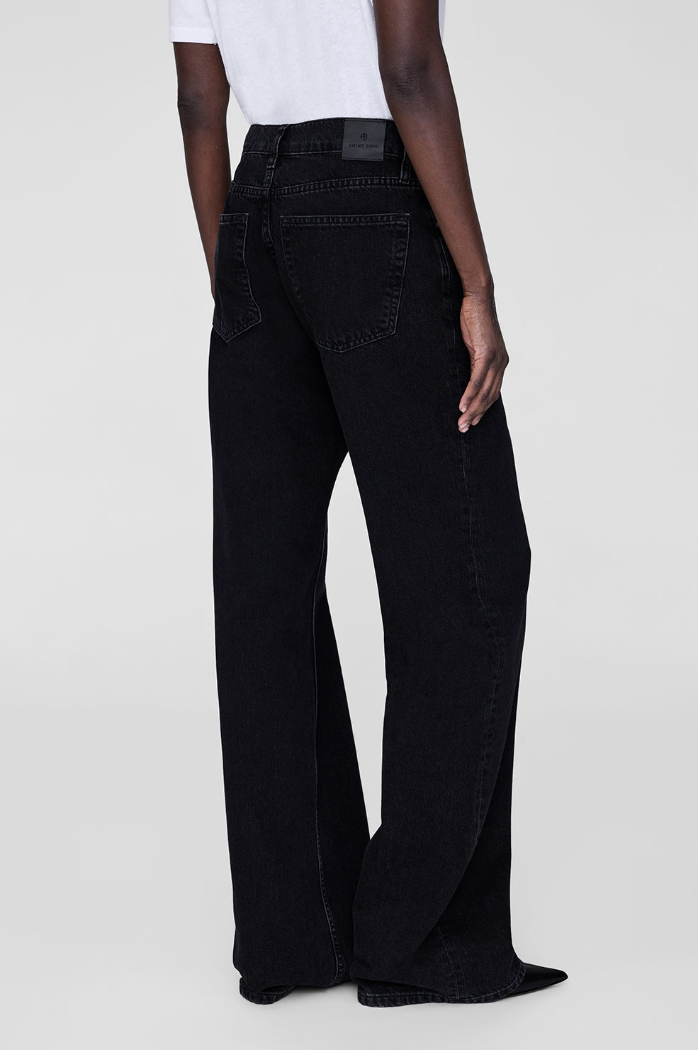 Anine Bing Hugh Jean, Black, Hose