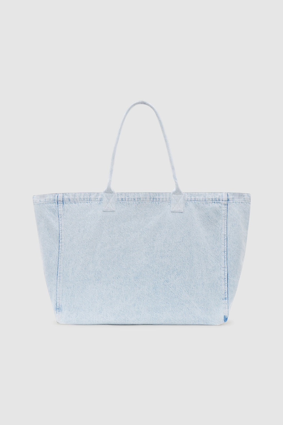 Anine Bing Leo Denim Tote, Lucid Blue, Tasche