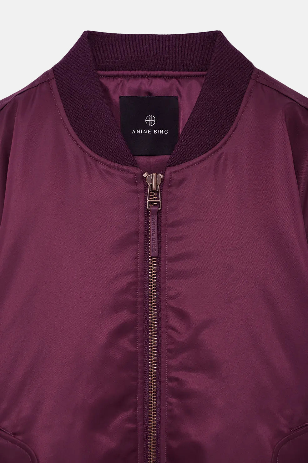 Anine Bing Leon, Burgundy, Bomber