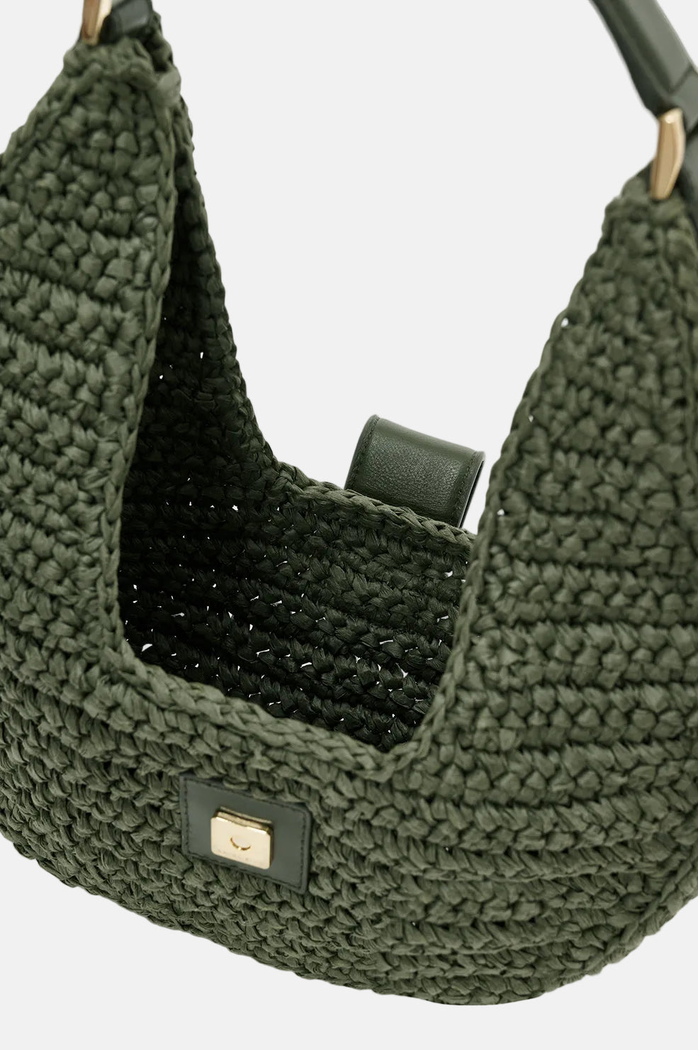 Anine Bing, Lou, Olive, Monogram Tasche