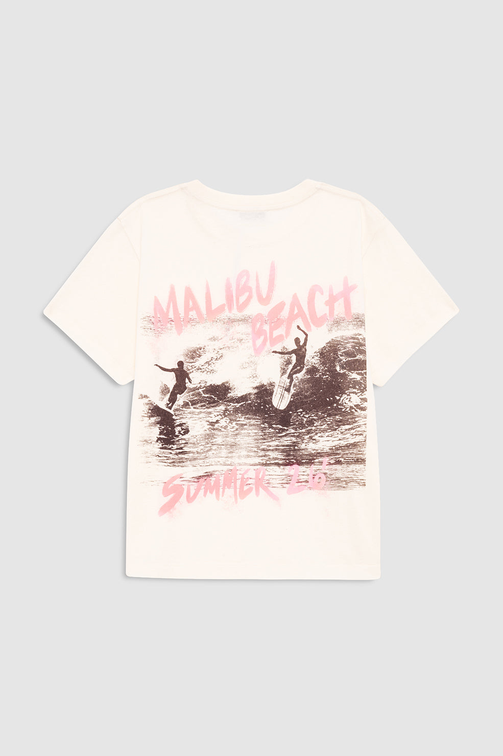 Anine Bing Shelley Tee Surfer, Ecru, Shirt