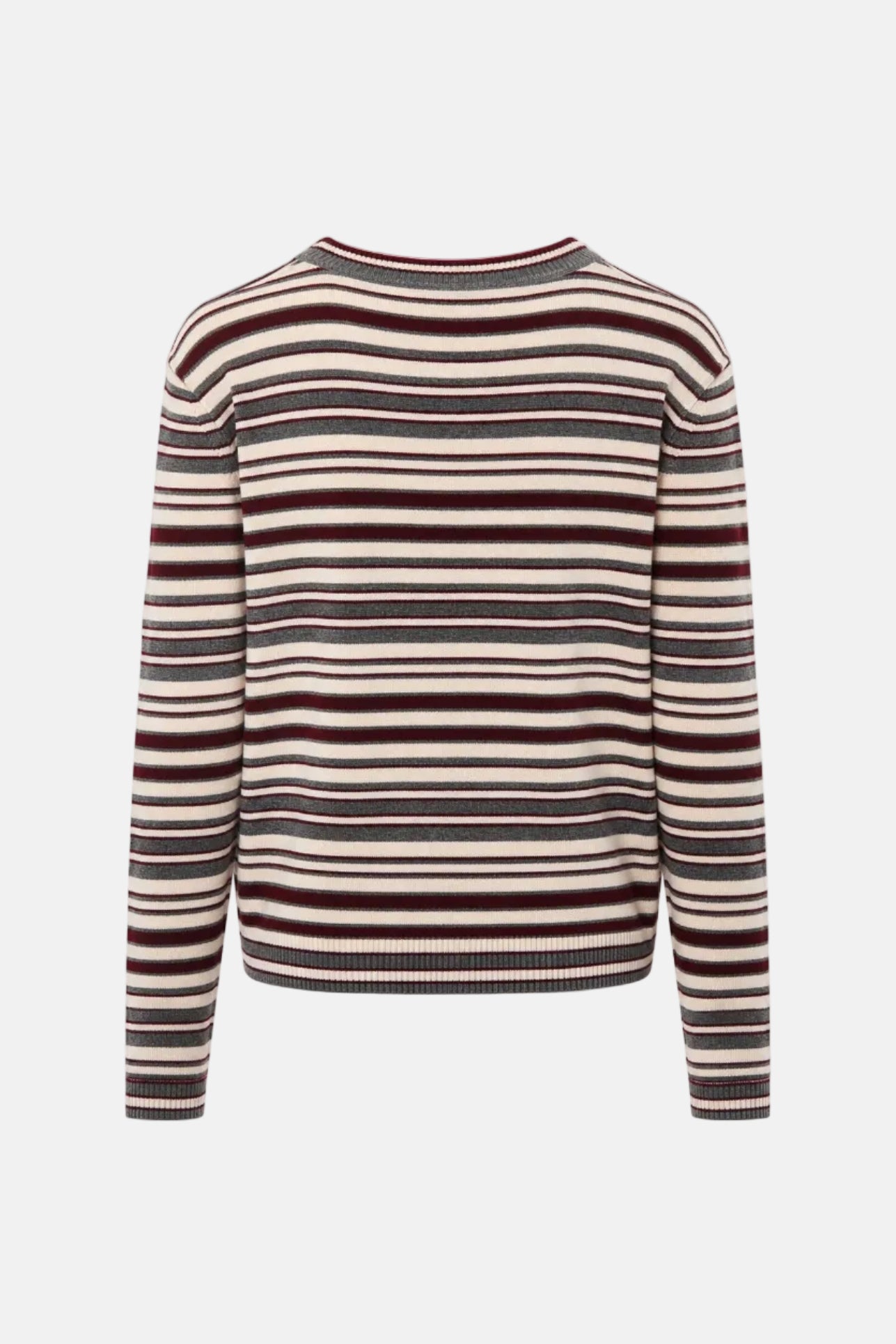 Ladneri Lian Stripe, Burgundy, Longsleeve