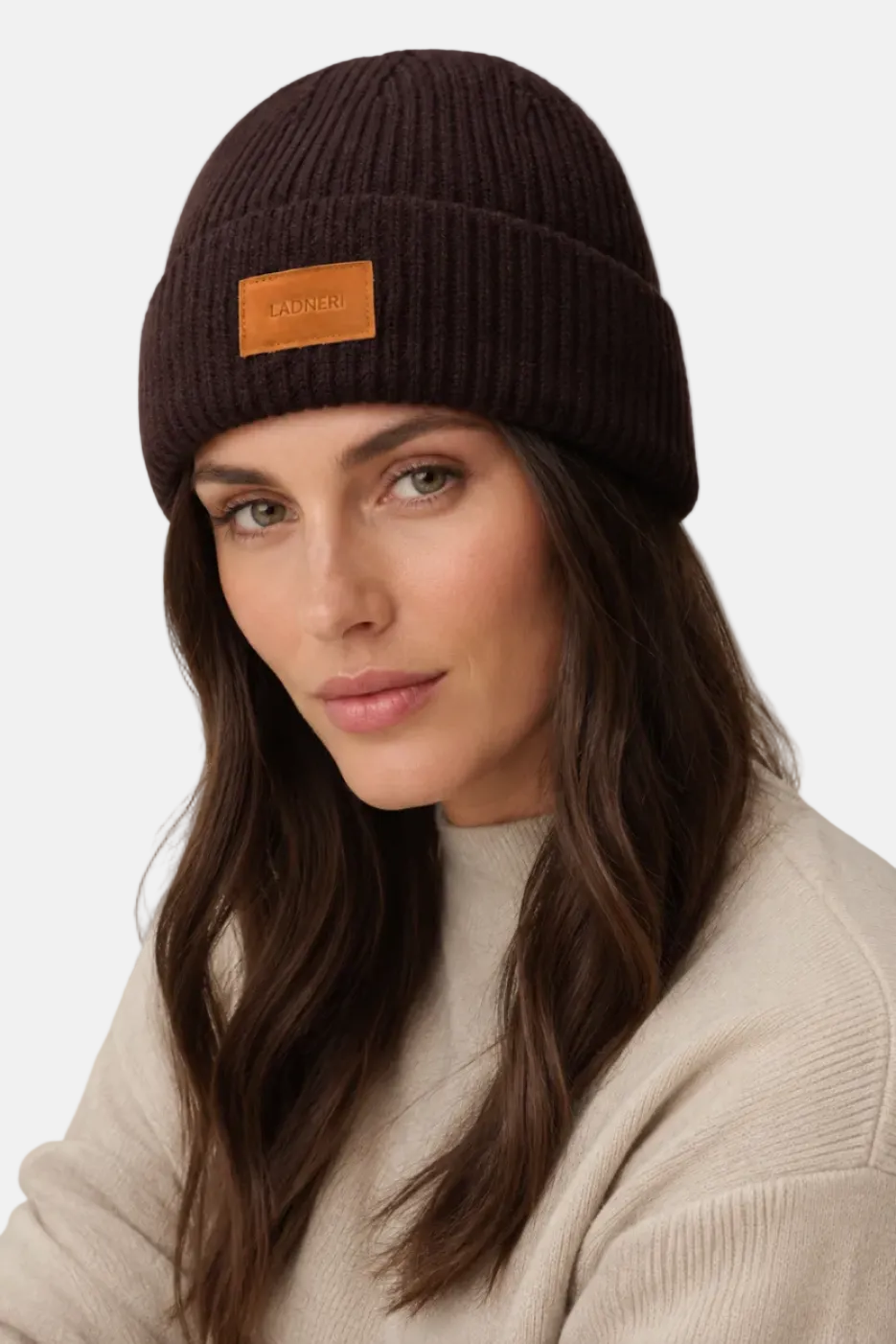 Ladneri Aspen Mütze in Dark Walnut – Ansicht 2
