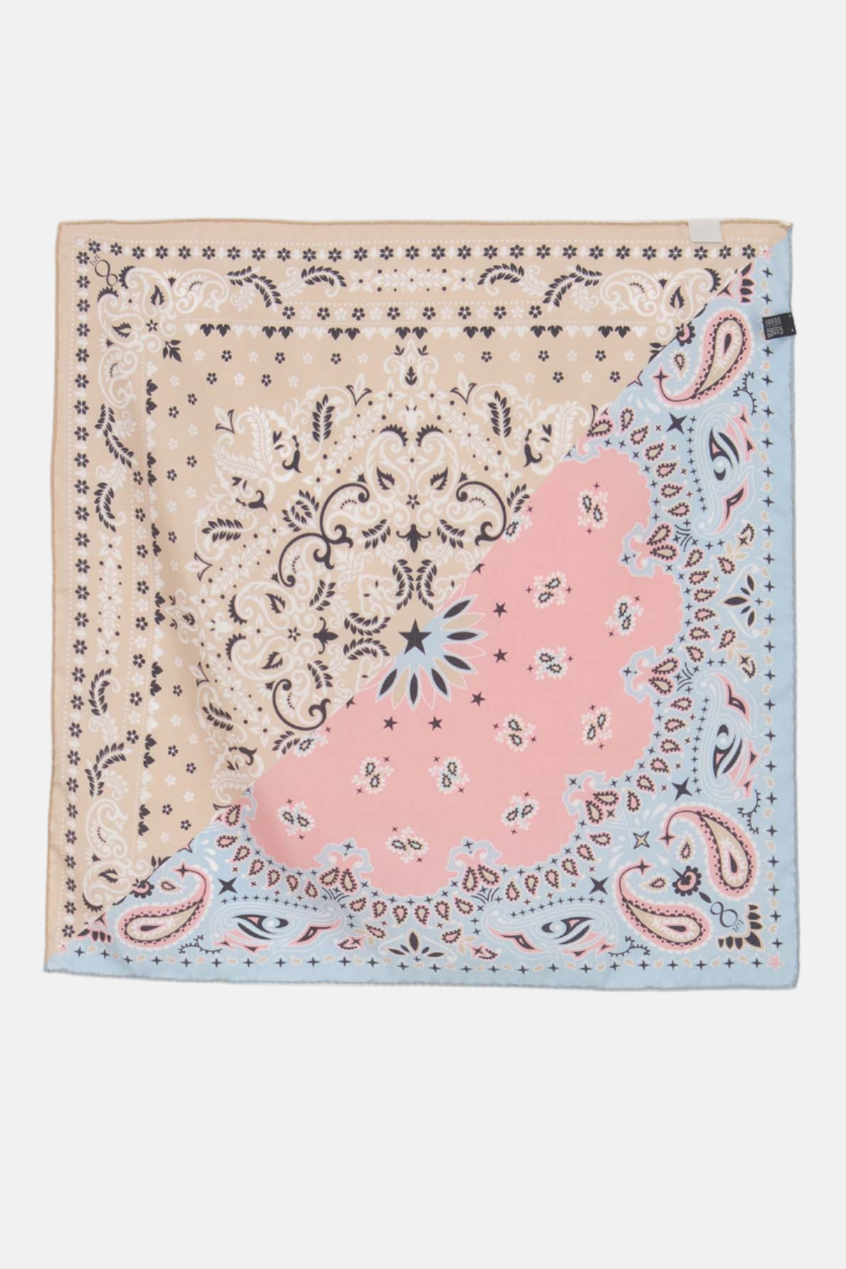 8PM Tropea Silk Scarf Multicolor – hochwertiger Paisley-Print auf Seide