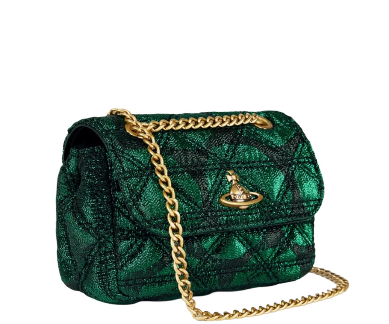 Small Purse Chain, Green, Bag