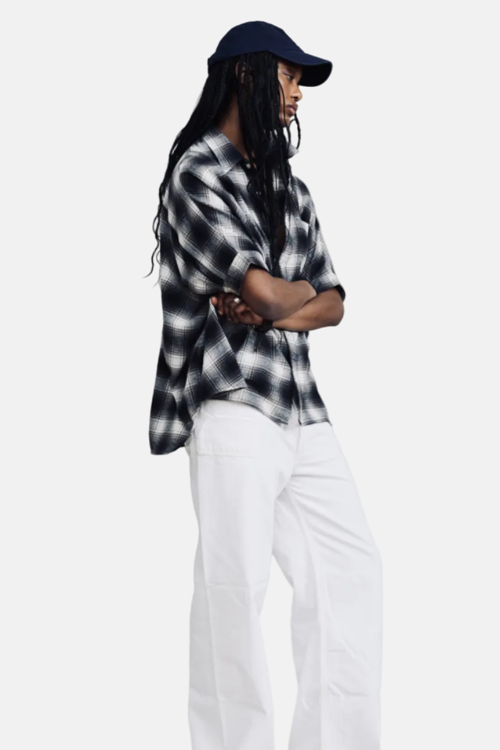 Denimist Emma, Black and Cream Plaid, Shirt