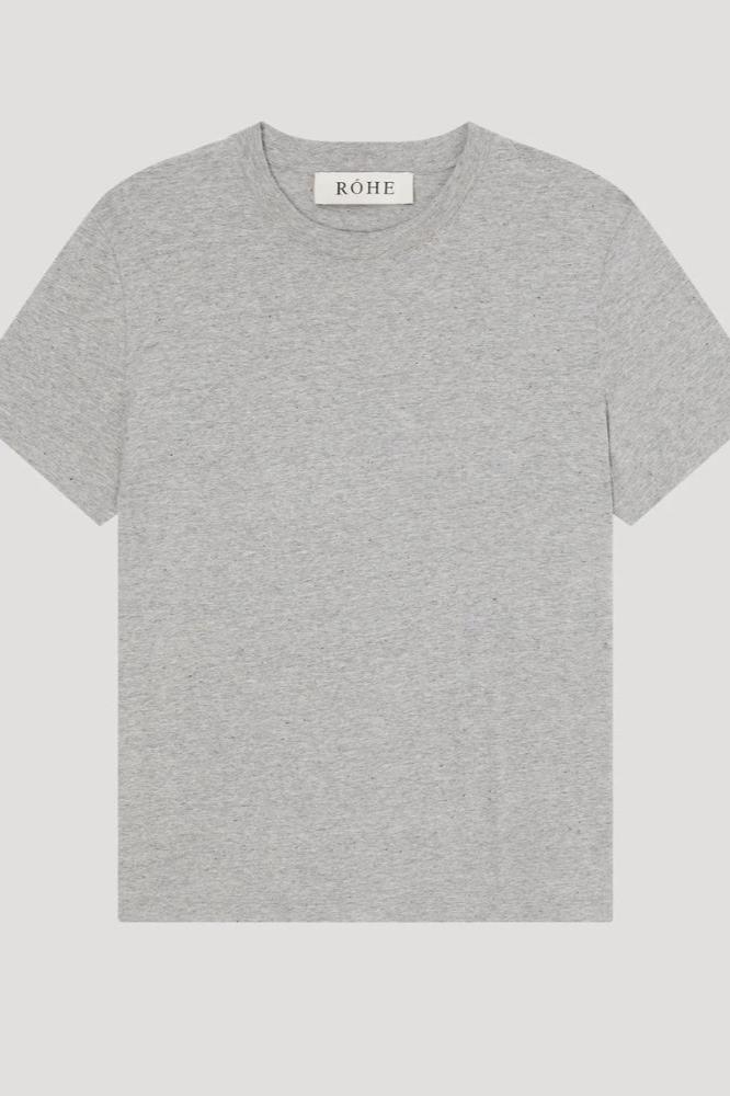 Slub melange, Light Grey, T-Shirt