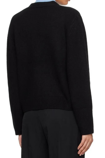 Janelle, Black, Cashmere, Cardigan