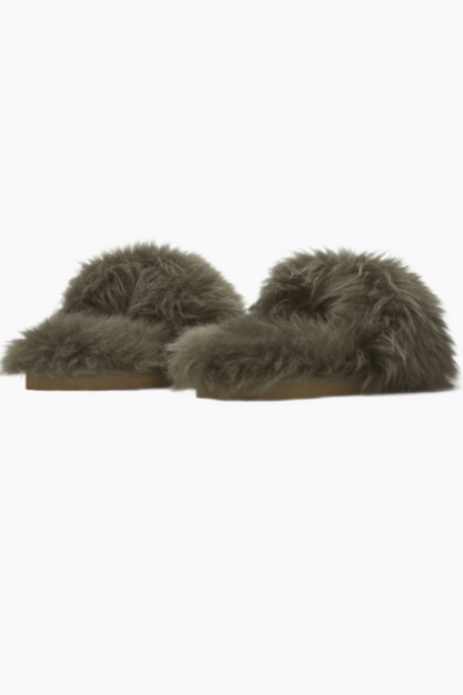 Cosy Slipper, Olive, Slipper